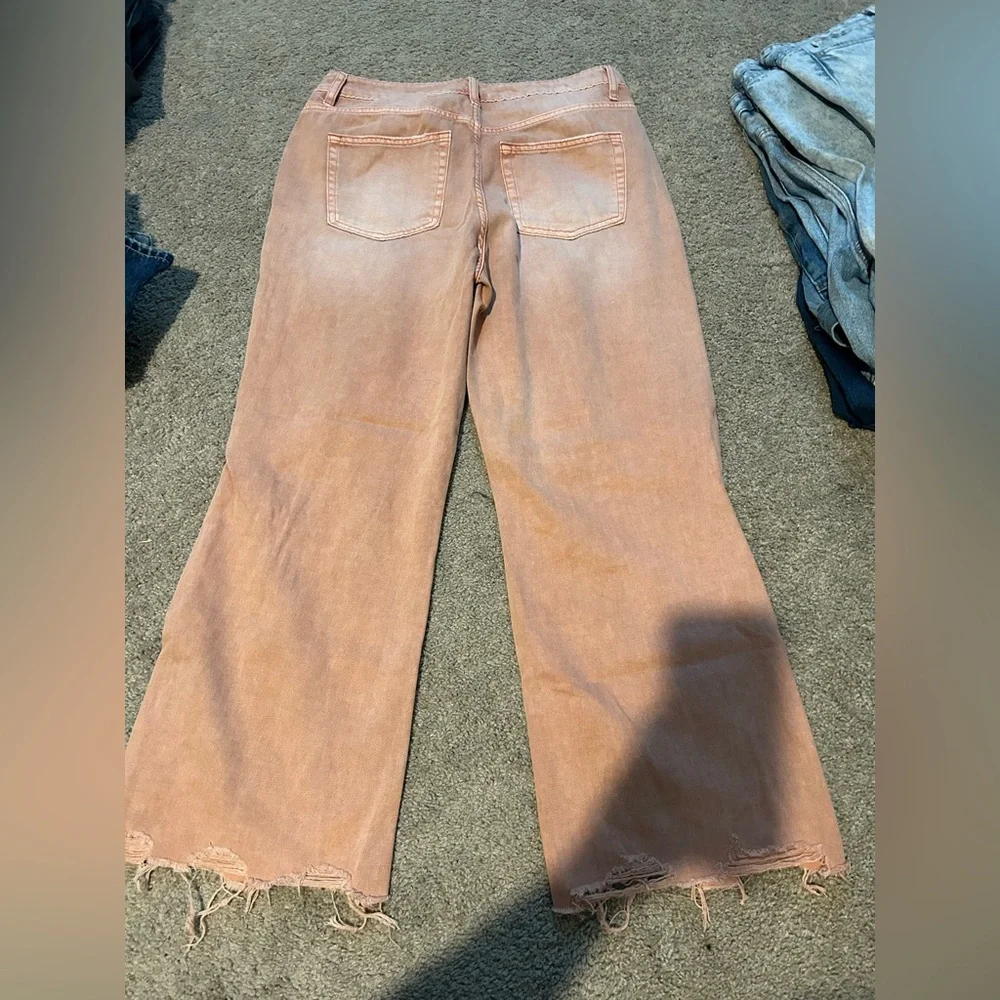 Altar'd State Peach/Copper Wide Leg Jeans